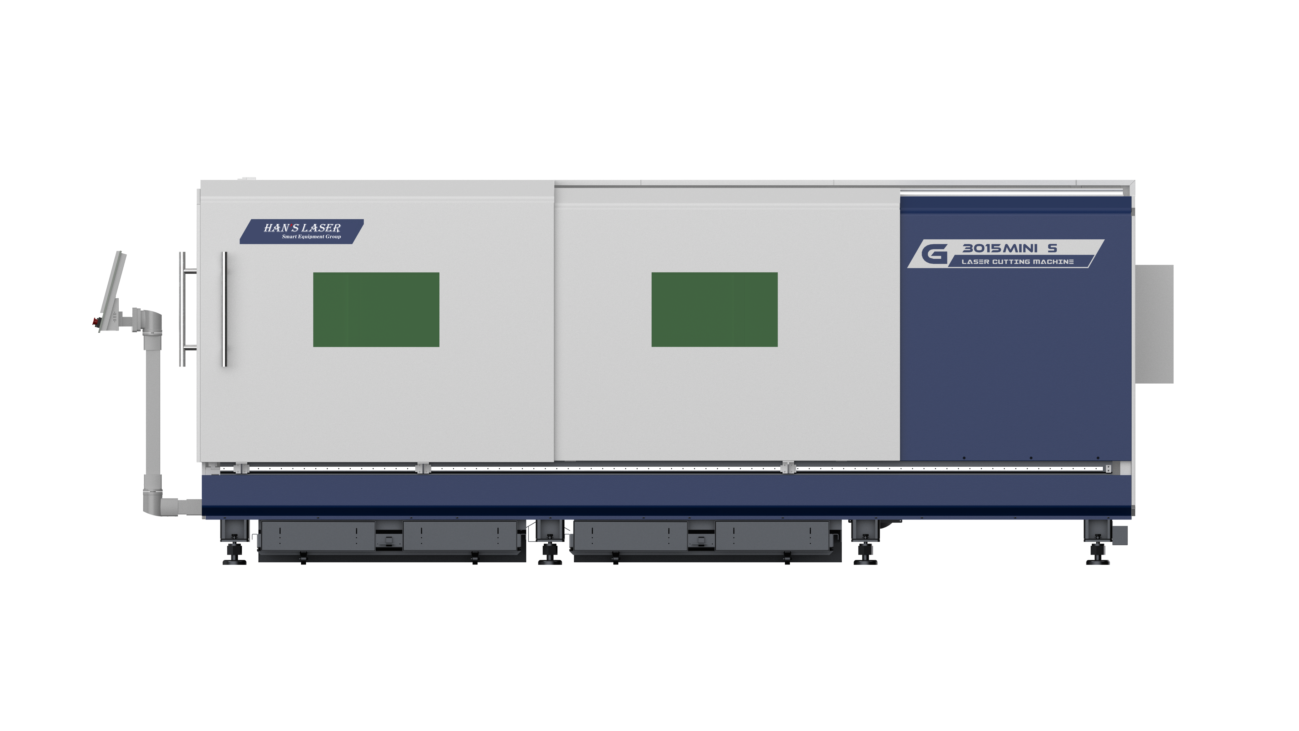 Han's Laser G3015 Mini S compact fiber laser cutting machine for small shops and entry-level production